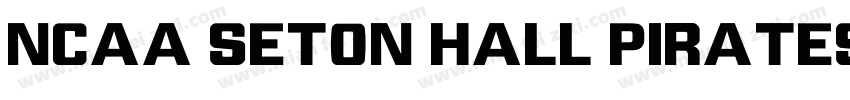 NCAA Seton Hall Pirates Bold字体转换